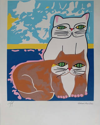 Aldemir Martins - Casal de Gatos