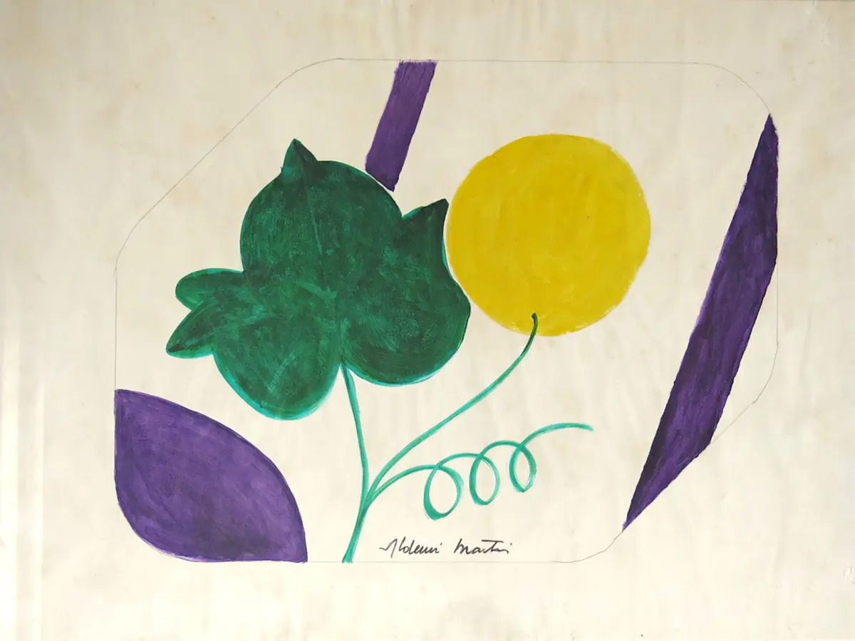 Aldemir Martins - Folha com sol