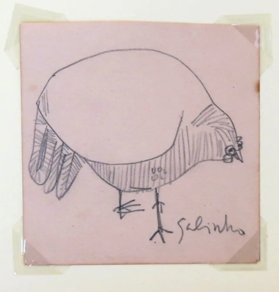 Aldemir Martins - Galinho - Déc50 cm