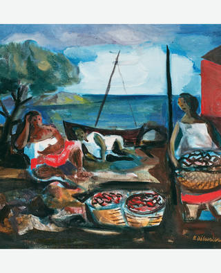 Emiliano di Cavalcanti - Mulatas vendedoras de peixe
