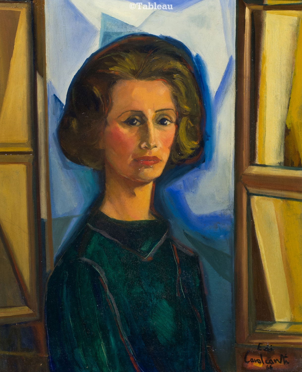 Emiliano di Cavalcanti - Retrato de mulher