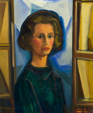 Emiliano di Cavalcanti - Retrato de mulher