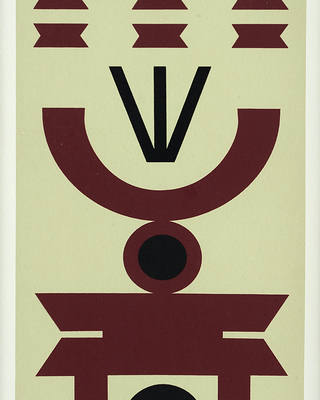 Rubem Valentim - Emblema Vermelho