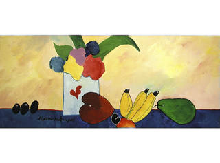 Aldemir Martins - Vaso e frutas