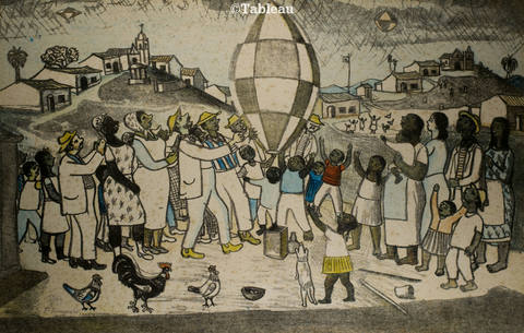 Soltando balão