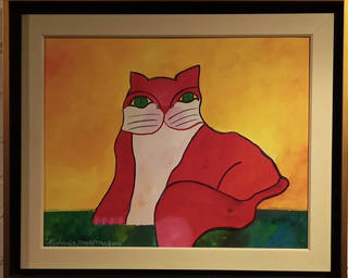 Aldemir Martins - Gato vermelho