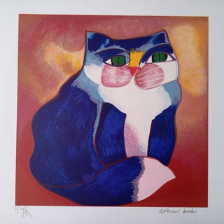 Aldemir Martins - Gato Azul
