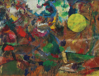 Aldemir Martins - Paisagem - Sol