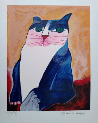 Aldemir Martins - Gato Azul