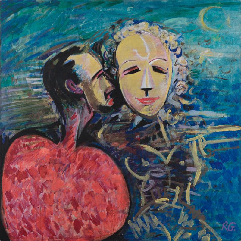 Rubens Gerchman - O Homem Coração e a Mulher Lua