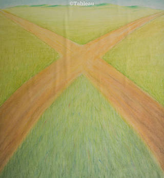 Antonio Peticov - Crossroads