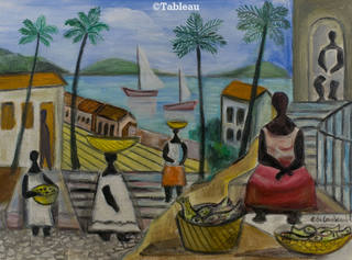 Emiliano di Cavalcanti - Figuras e marinha
