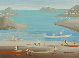 Fulvio Pennacchi - Marina com pescadores