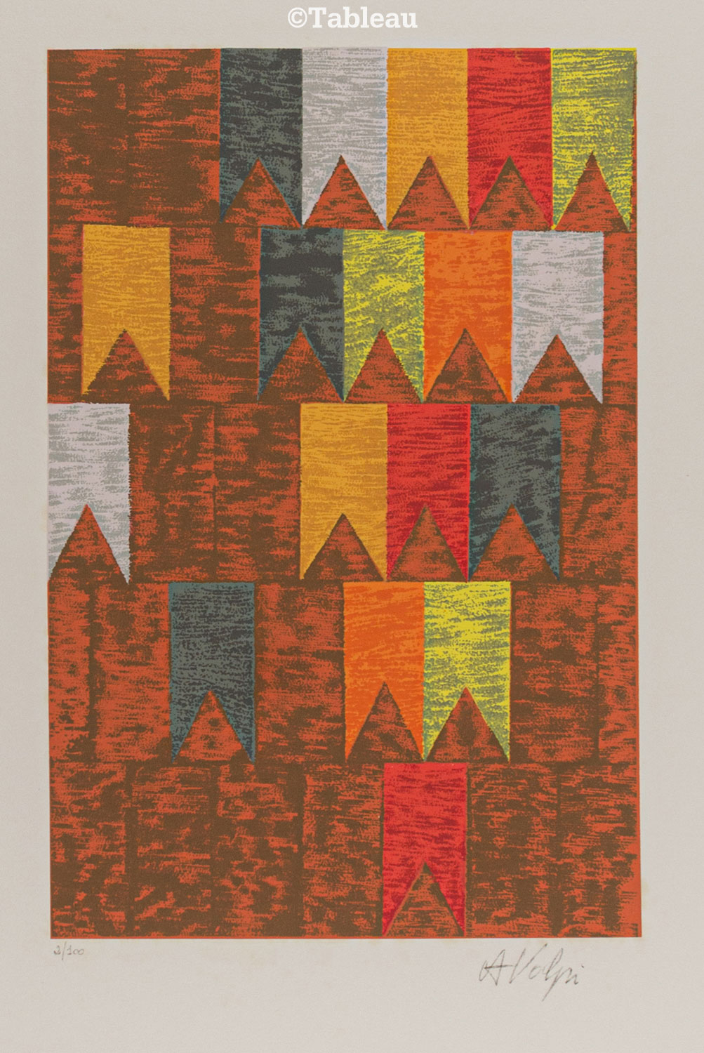 Alfredo Volpi - Bandeirinhas