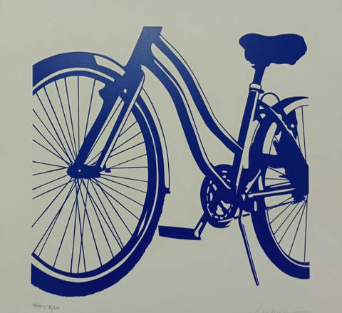 Bicicleta Azul