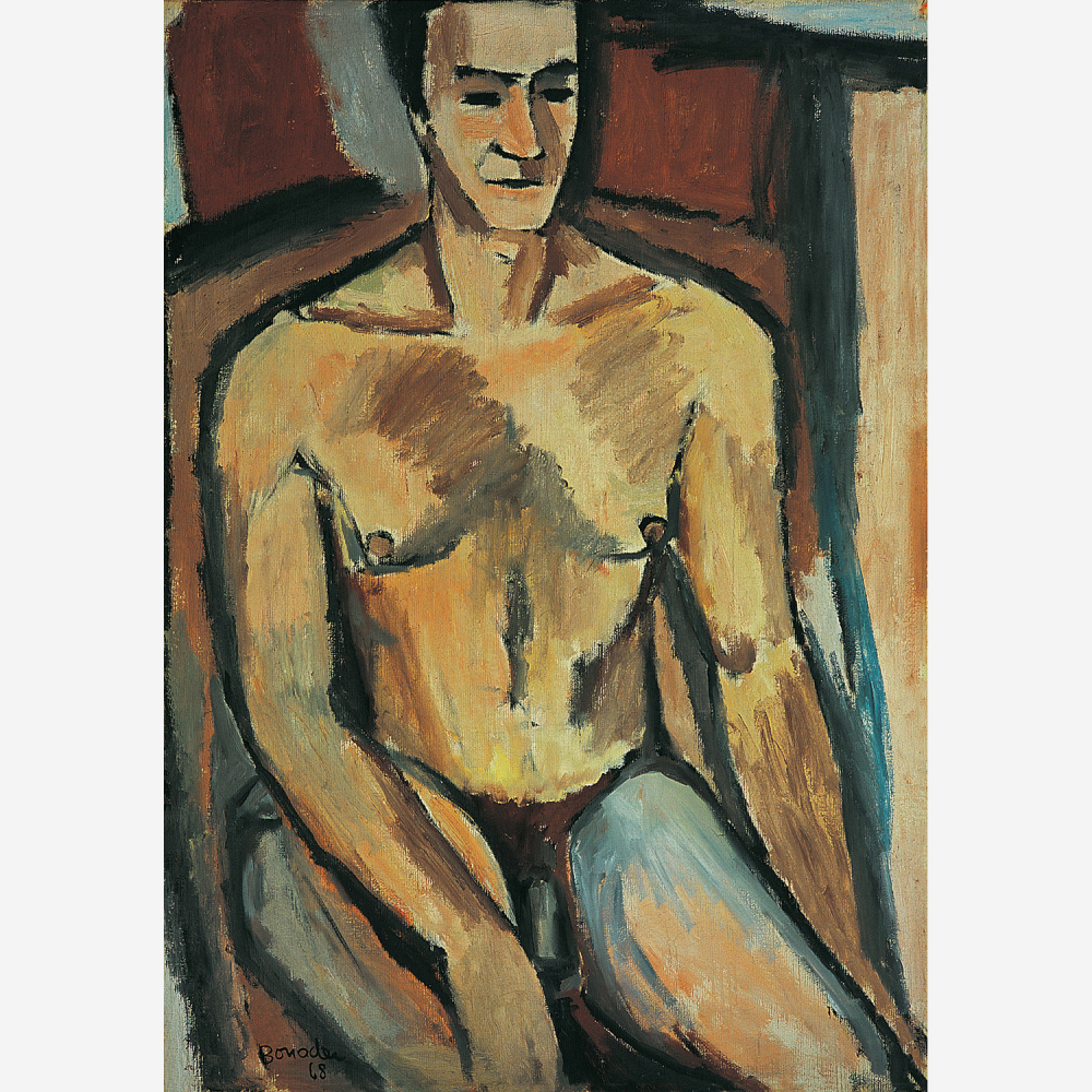 Aldo Bonadei - Homem Sentado
