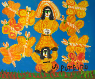 Antonio Poteiro - Figuras e borboletas