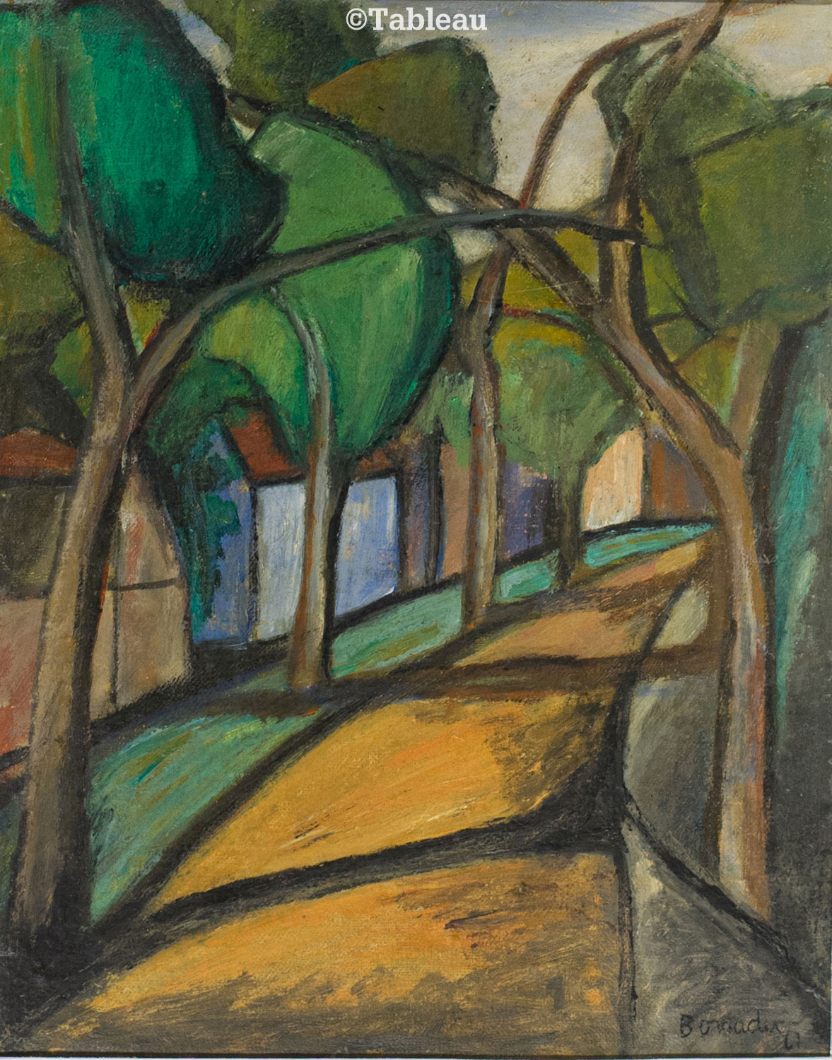 Aldo Bonadei - Paisagem