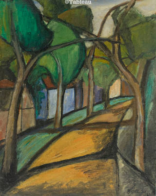 Aldo Bonadei - Paisagem