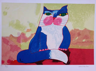 Aldemir Martins - Gato Azul