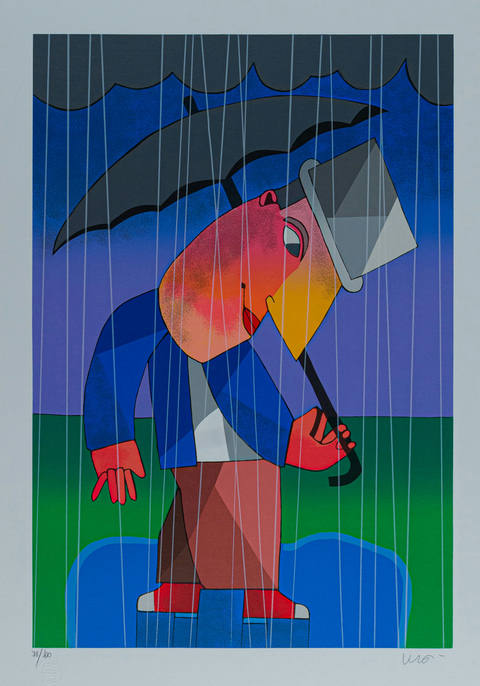 Na chuva