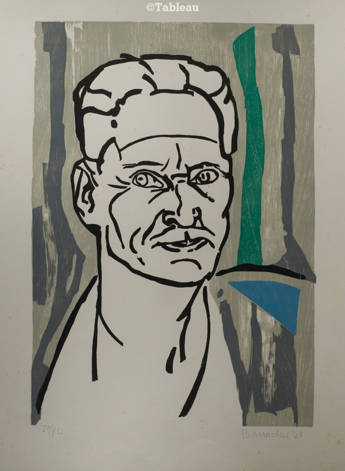 Aldo Bonadei - Auto retrato