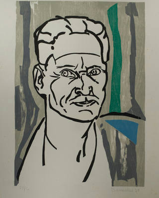 Aldo Bonadei - Auto retrato