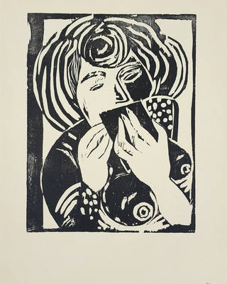 Lasar Segall - Figura com espelho