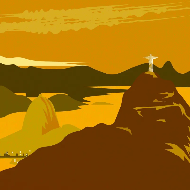 Rio em Amarelo