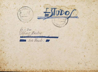 Aldemir Martins - Envelope Estudos (s/ data)