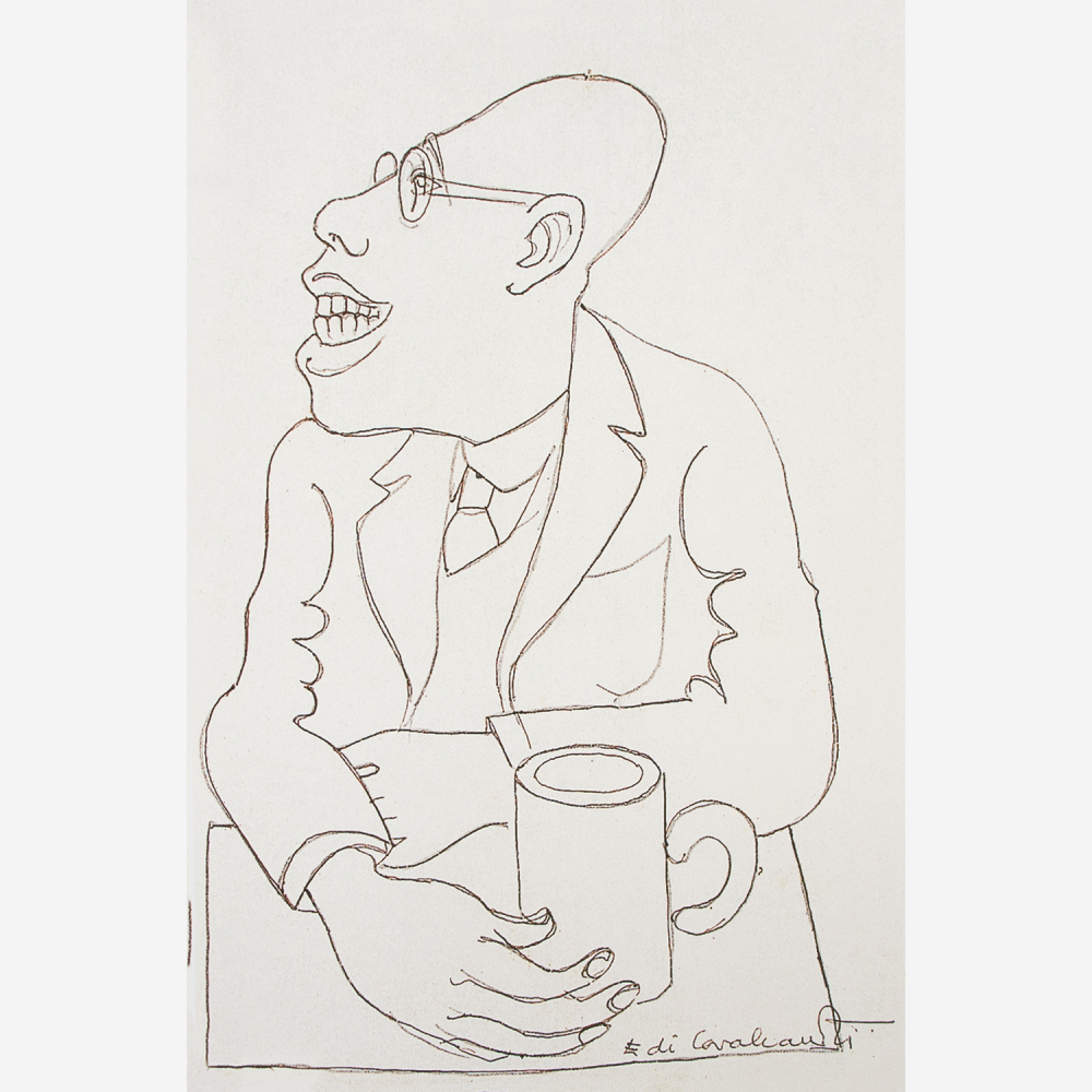 Emiliano di Cavalcanti - Retrato de Mario Andrade