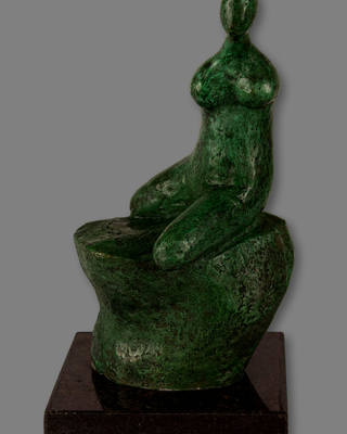 Carybé - Mulher sentada