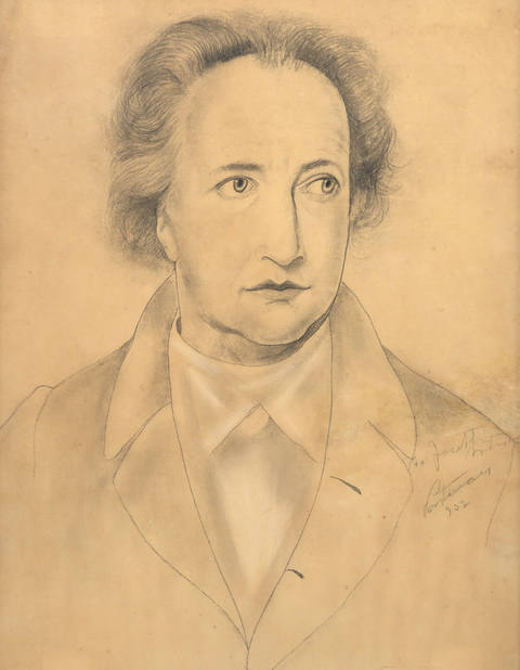 Retrato de Goethe