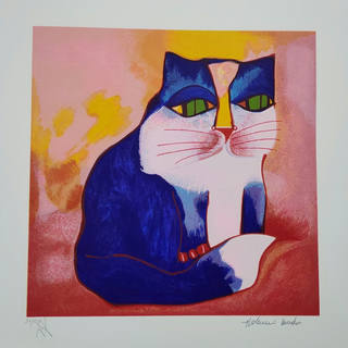 Aldemir Martins - Gato Azul