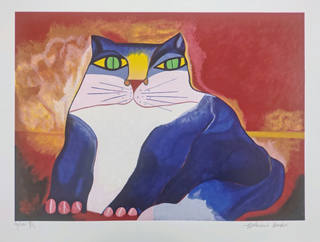 Aldemir Martins - Gato Azul