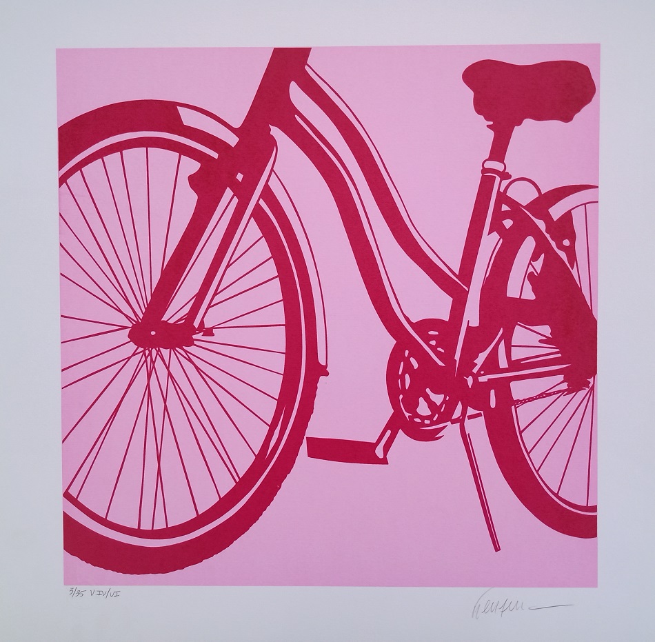 Bicicleta rosa