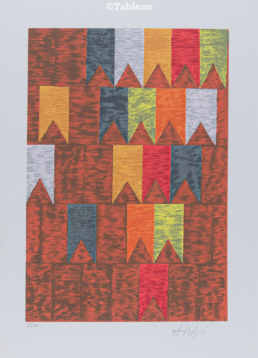 Alfredo Volpi - Bandeirinhas