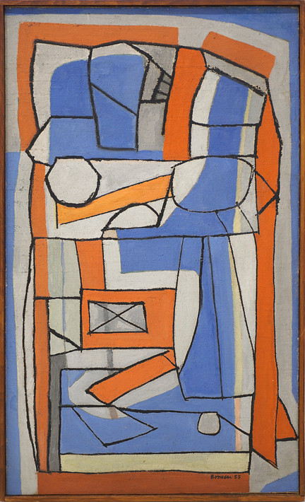 Aldo Bonadei - Composição abstrata