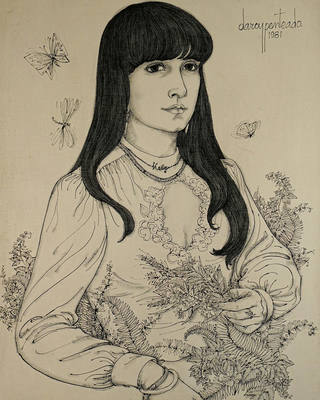 Darcy Penteado - Retrato de Helg Pecorari (15 anos)