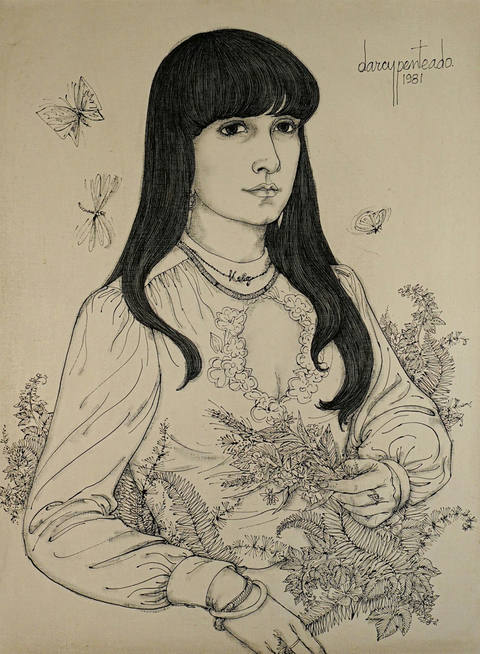 Retrato de Helg Pecorari (15 anos)