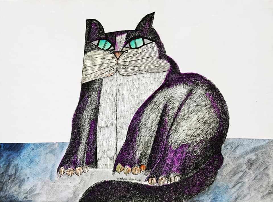 Aldemir Martins - Meu gato roxo