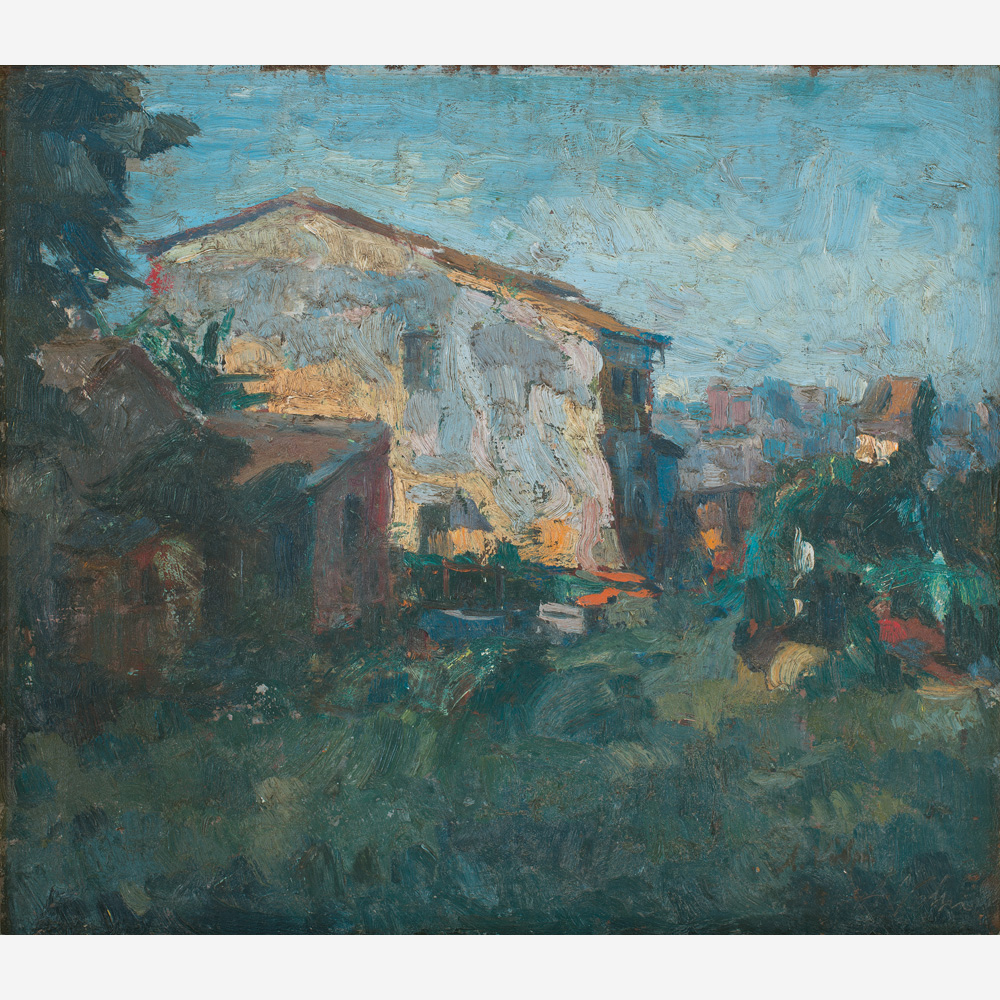 Paisagem com casas