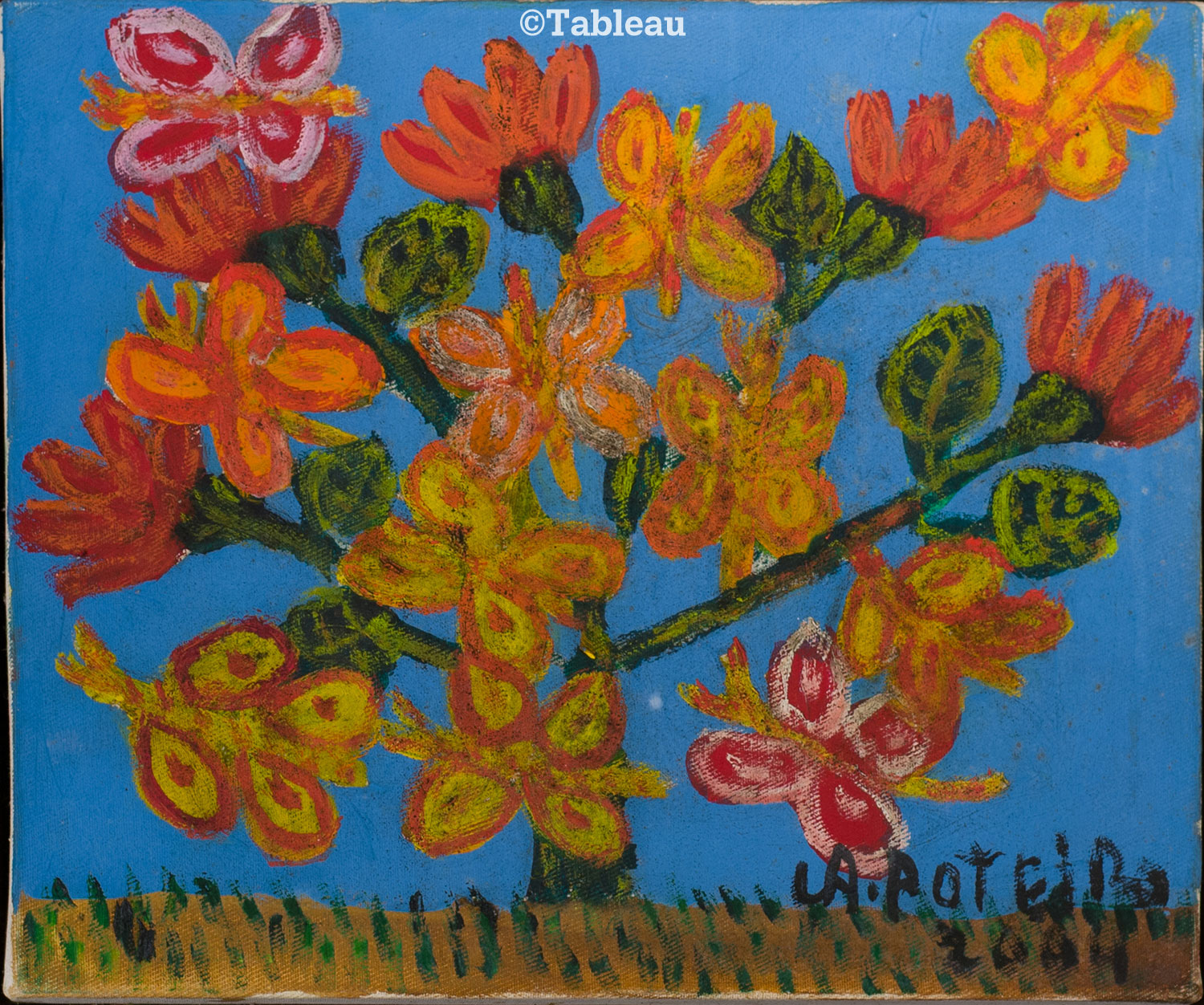 Flores e borboletas