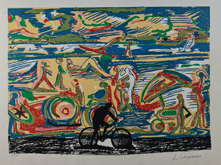 Rubens Gerchman - Ciclista em Copacabana