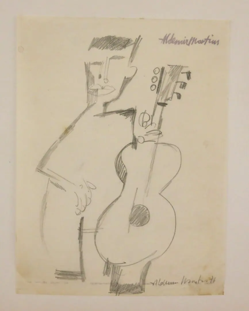 Figura com Violão Data