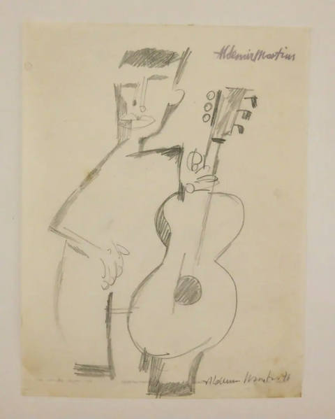 Figura com Violão Data