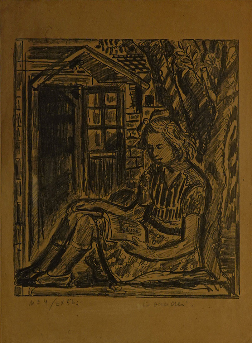 Aldo Bonadei - Lendo