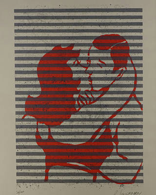 Rubens Gerchman - O beijo