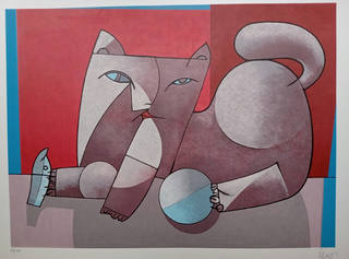 Inos Corradin - Gato com bola