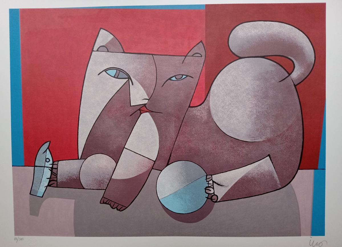 Inos Corradin - Gato com bola